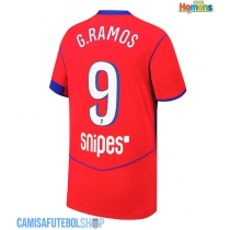Camisa de time de futebol Paris Saint-Germain Goncalo Ramos #9 Replicas 3º Equipamento 2025-26 Manga Curta